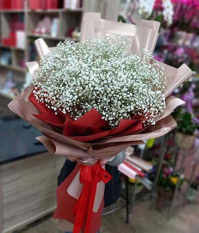 Букет цветов из: Гипсофила в Дружной Горке