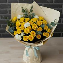 Букет цветов из:  Розы в Дружной Горке