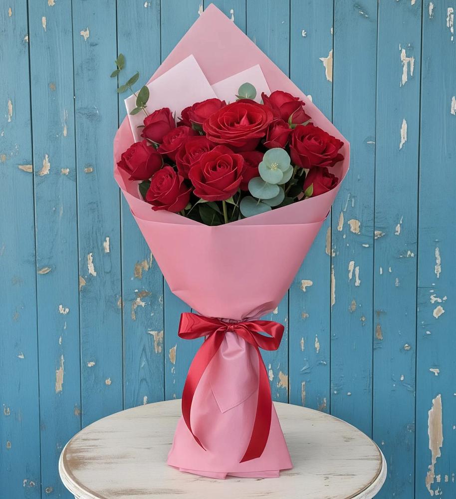 Букет цветов из: Розы в Дружной Горке