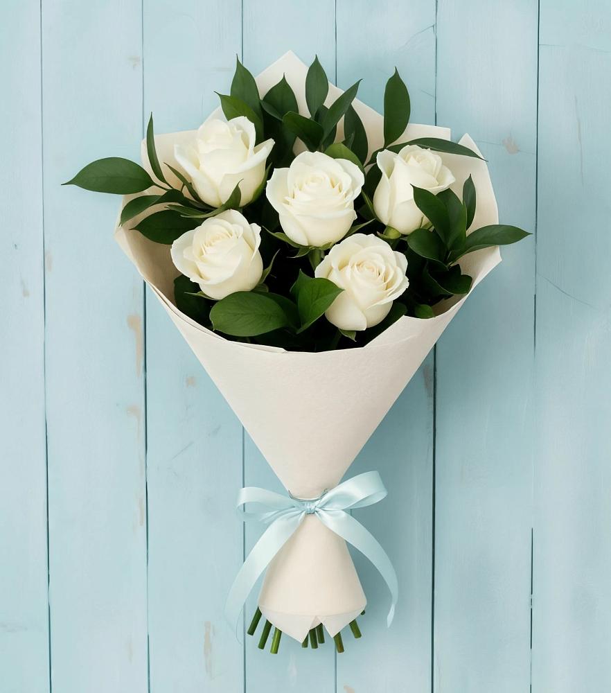 Букет цветов из: Розы в Дружной Горке