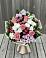 Букет цветов из: Альстромерии, Гвоздики, Розы и Хризантемы в Дружной Горке