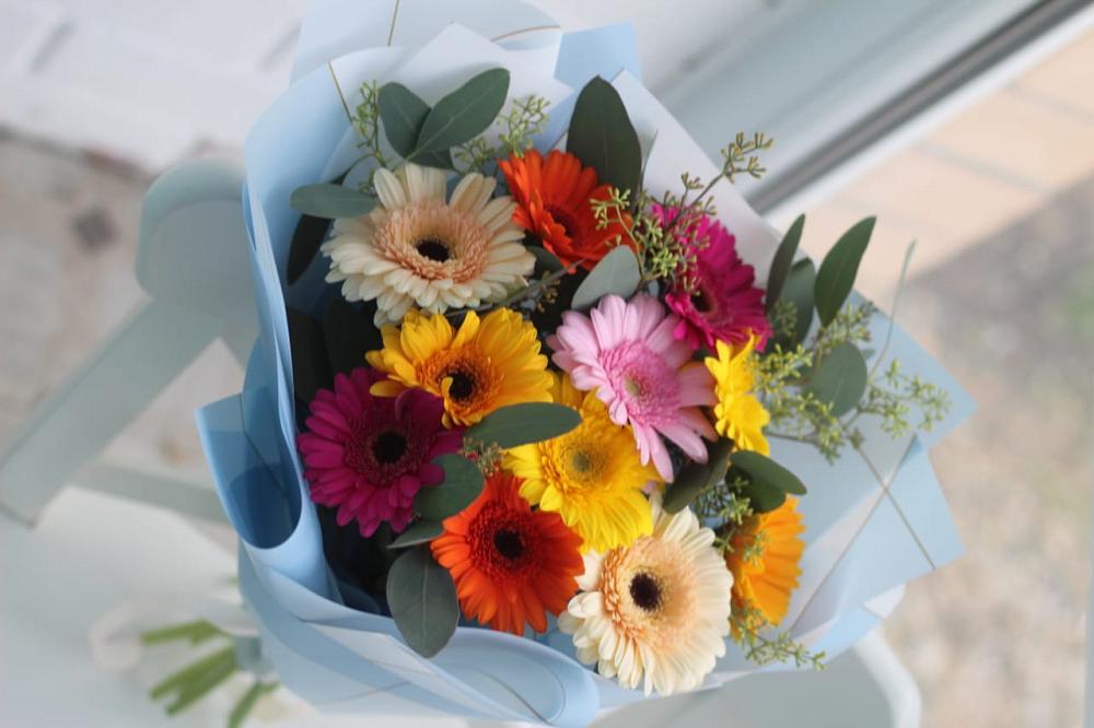 Букет цветов из: Герберы в Дружной Горке