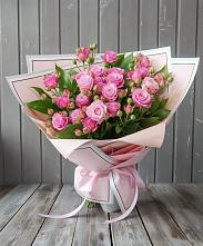 Букет Розовый кустик #REPLACE_PRED# Дружной Горке