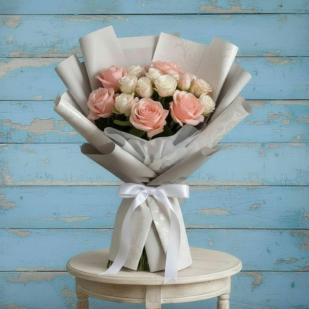 Букет цветов из: Розы в Дружной Горке