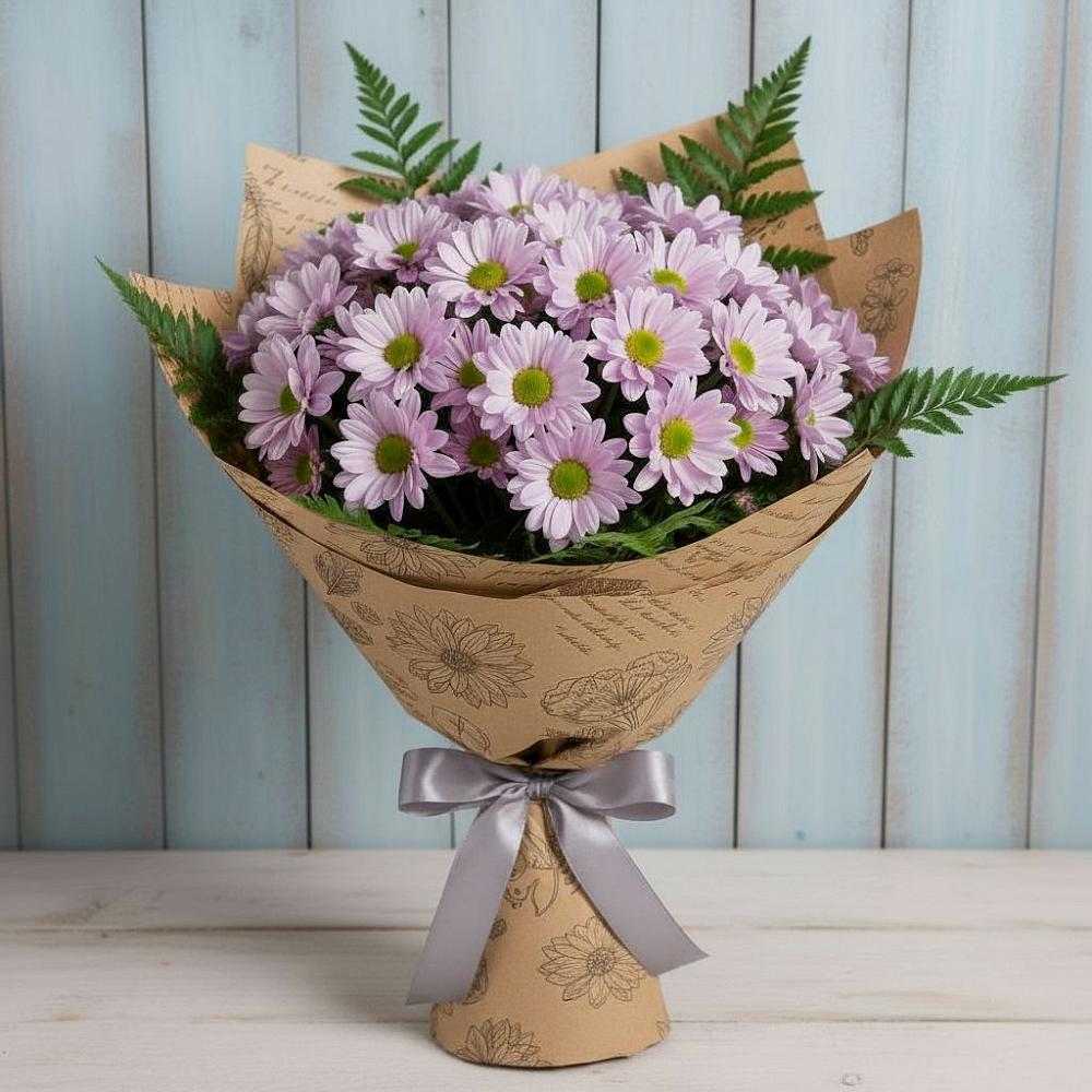 Букет цветов из: Хризантемы в Дружной Горке