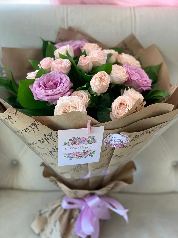 Букет цветов из: Розы в Дружной Горке