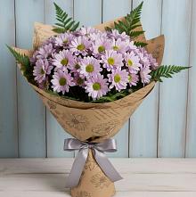 Букет цветов из:  Хризантемы в Дружной Горке
