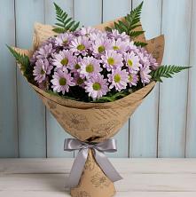 Букет цветов из:  Хризантемы в Дружной Горке
