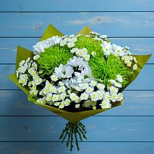 Букет цветов из:  Хризантемы в Дружной Горке