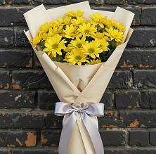 Букет цветов из:  Хризантемы в Дружной Горке