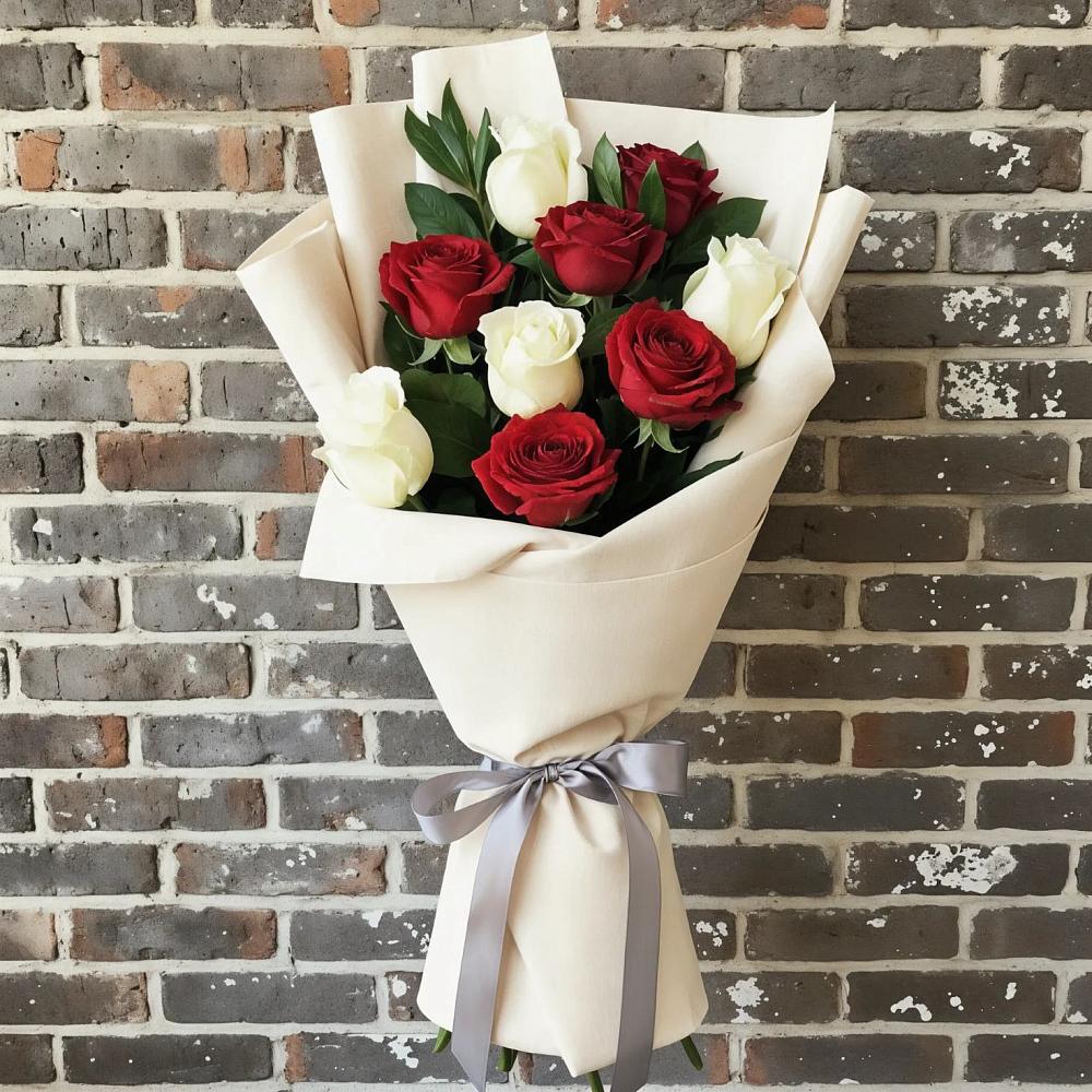 Букет цветов из: Розы в Дружной Горке