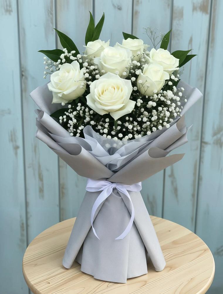 Букет цветов из: Розы в Дружной Горке