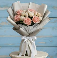 Букет цветов из:  Розы в Дружной Горке