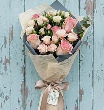 Букет цветов из:  Розы в Дружной Горке