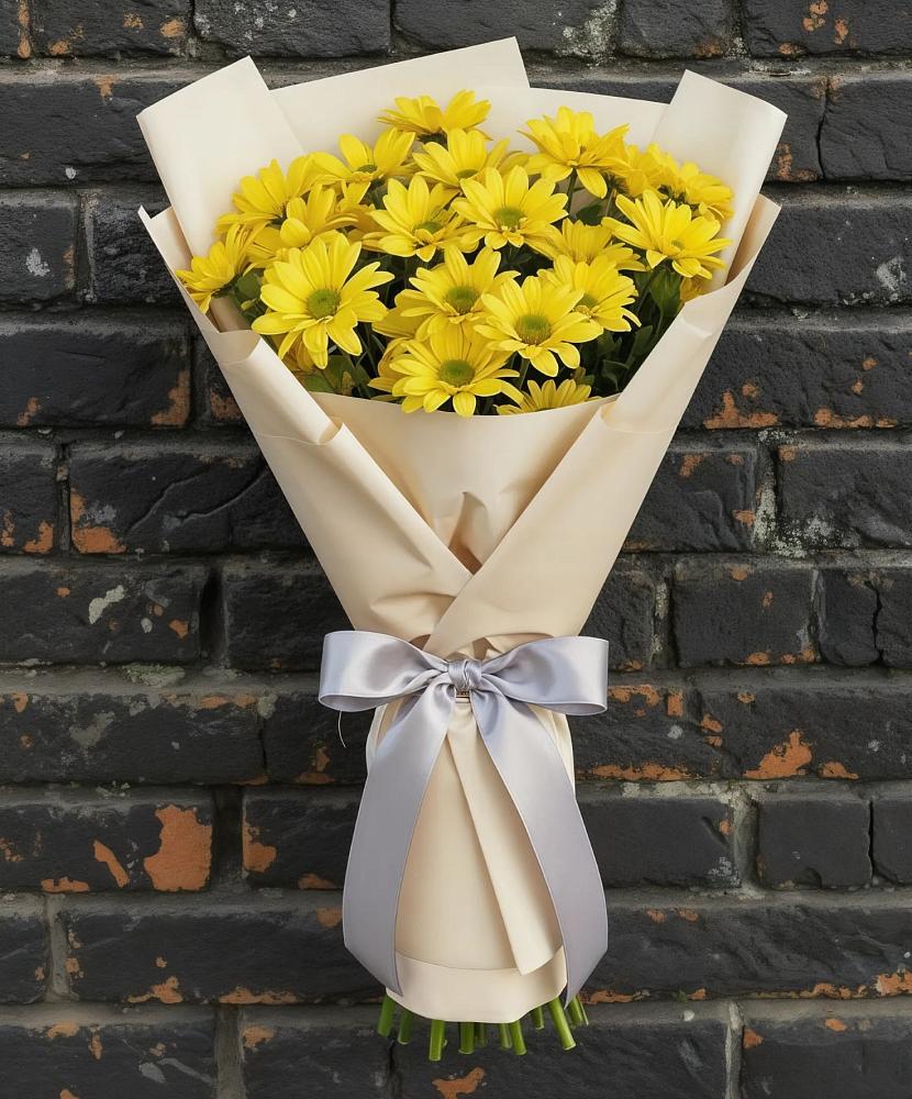 Букет цветов из: Хризантемы в Дружной Горке