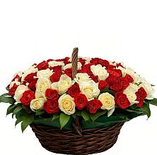 Премиум букет из: Розы в Дружной Горке