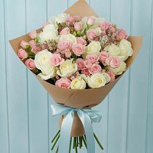 Букет цветов из:  Розы в Дружной Горке